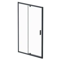 Душевая дверь AM.PM Gem 120 W90G-120-1P-BT профиль Черный матовый стекло прозрачное