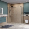 Душевой уголок BelBagno Soft Close-2 180x90 SOFT_CLOSE-2-AH-1-180/90-C-GM профиль Оружейная сталь стекло прозрачное