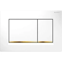 Клавиша смыва Geberit Sigma 30 115.883.KK.1 Белый/золото