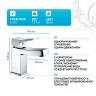 Смеситель для раковины WasserKRAFT Aller 1063 Хром латунь