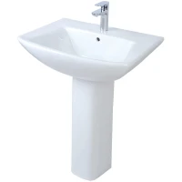 Раковина Creo Ceramique Tours TO3000N+T03010N Белая