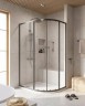 Душевой уголок Cezares Relax-304 120x90 RELAX-304-RH-2-120/90-C-GM профиль Оружейная сталь стекло прозрачное