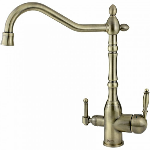 Смеситель для кухни ESKO Florence FR 519 Br Бронза Сатин латунь