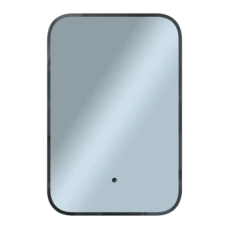 Зеркало 1MarKa Shape 40 Ц0000047079 с подсветкой цвет Черный с бесконтактным выключателем