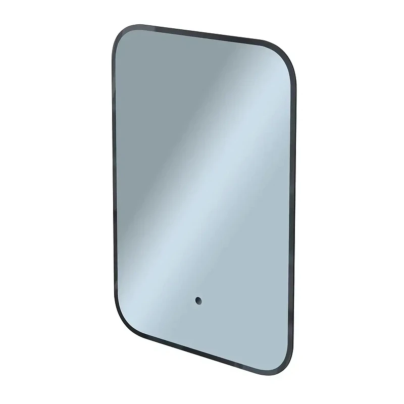 Зеркало 1MarKa Shape 40 Ц0000047079 с подсветкой цвет Черный с бесконтактным выключателем