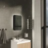 Зеркало 1MarKa Shape 40 Ц0000047079 с подсветкой цвет Черный с бесконтактным выключателем