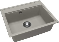 Кухонная мойка Florentina Липси-600 20.120.D0600.305 Грей искусственный камень (литьевой мрамор) встраиваемый