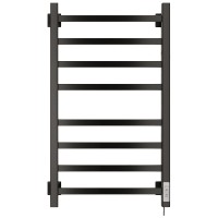 Электрический полотенцесушитель Ника Step-1 80/40 Черный матовый нержавеющая сталь