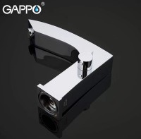 Смеситель на борт ванны Gappo G07 G1107 Хром латунь
