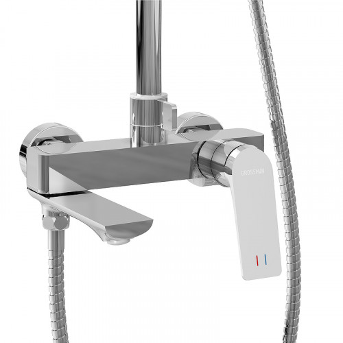 Душевая система Grossman Cosmo 500.K35.02.100 Хром латунь на стену