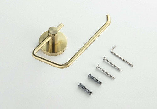 Держатель туалетной бумаги Aquatek Европа AQ4118BG цвет Золото шлифованное