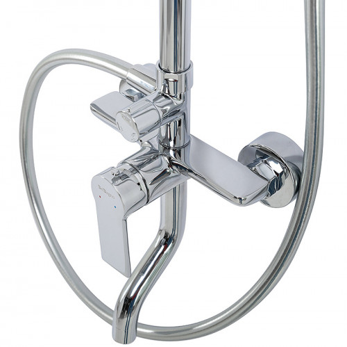 Душевая система BelBagno Aurora AURORA-VSCM-CRM Хром латунь на стену