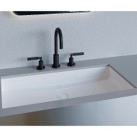 Раковина Salini Marea 75 10 1802210M Белая матовая искусственный камень (литьевой мрамор) встраиваемый