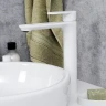 Смеситель для раковины WasserKRAFT Mindel 8503H Белый матовый латунь