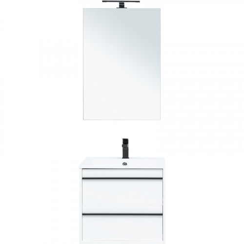 Комплект мебели для ванной Aquanet Lino 60 271951 подвесной Белый матовый МДФ / ЛДСП