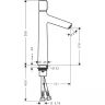 Смеситель для раковины Hansgrohe Talis Select S 72045000 Хром латунь