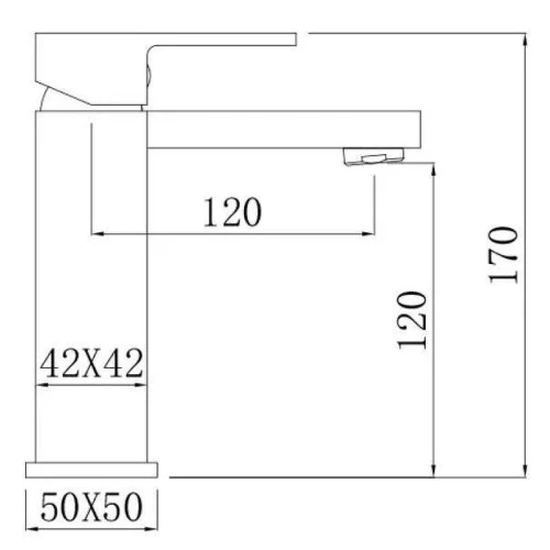 Смеситель для раковины Comforty FC045A-CKBT 00-00006492 Белый