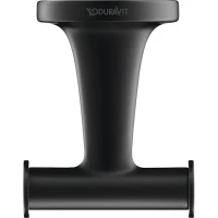 Двойной крючок Duravit Starck T 0099304600 Черный матовый
