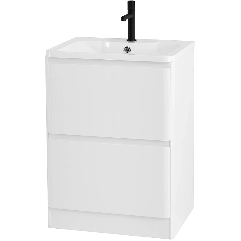 Тумба под раковину BelBagno 70 ALBANO-700-2C-PIA-BL Bianco Lucido МДФ / ЛДСП