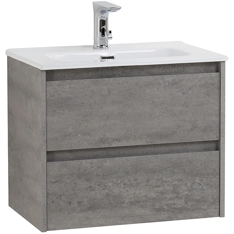 Тумба под раковину BelBagno Kraft 39 60 KRAFT 39-600/390-2C-SO-CG подвесная Cemento Grigio МДФ / ЛДСП