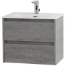 Тумба под раковину BelBagno Kraft 39 60 KRAFT 39-600/390-2C-SO-CG подвесная Cemento Grigio МДФ / ЛДСП