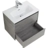 Тумба под раковину BelBagno Kraft 39 60 KRAFT 39-600/390-2C-SO-CG подвесная Cemento Grigio МДФ / ЛДСП