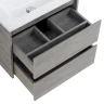 Тумба под раковину BelBagno Kraft 39 60 KRAFT 39-600/390-2C-SO-CG подвесная Cemento Grigio МДФ / ЛДСП