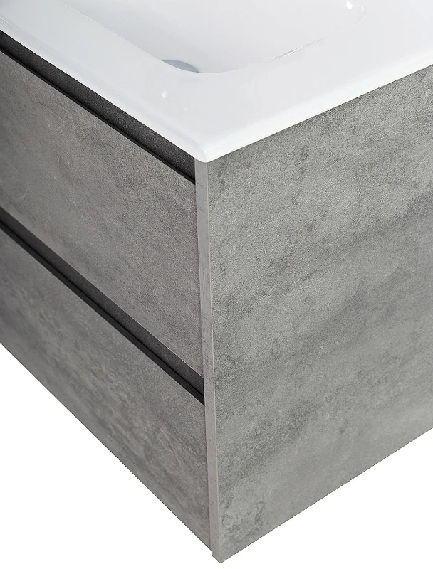 Тумба под раковину BelBagno Kraft 39 60 KRAFT 39-600/390-2C-SO-CG подвесная Cemento Grigio МДФ / ЛДСП