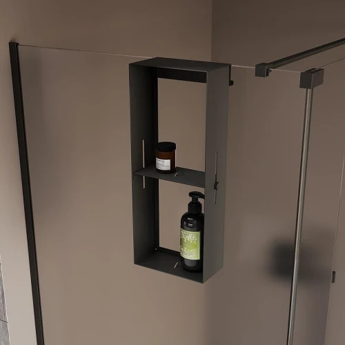 Металлическая полка Veconi Grange GN-B-C9 цвет Черный матовый