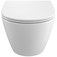Унитаз BelBagno Uno-Tor BB5177CH-TOR/SC подвесной с сиденьем Микролифт фаянс подвесной