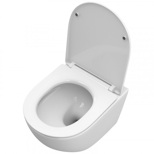 Унитаз BelBagno Uno-Tor BB5177CH-TOR/SC подвесной с сиденьем Микролифт фаянс подвесной