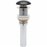 Донный клапан AQUAme AQM7002-0MB click-clack Черный матовый