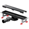 Душевой лоток AM.PM MasterFlow 40 W01SC-P11-040-01BM с Черной матовой решеткой Cut Gradient