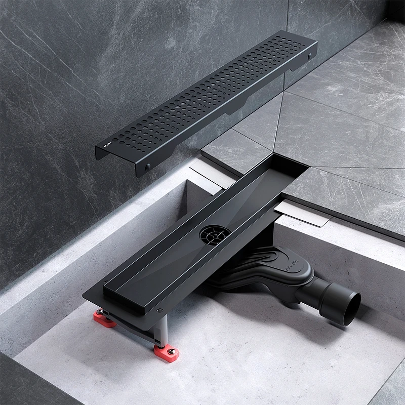 Душевой лоток AM.PM MasterFlow 40 W01SC-P11-040-01BM с Черной матовой решеткой Cut Gradient