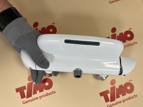 Смеситель для ванны Timo Helmi 4024/00-16Y Хром Белый латунь на стену