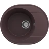 Кухонная мойка Ulgran Quartz Nora 585-06 Трюфель искусственный камень (литьевой мрамор) встраиваемый