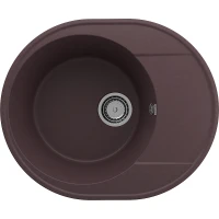 Кухонная мойка Ulgran Quartz Nora 585-06 Трюфель искусственный камень (литьевой мрамор) встраиваемый