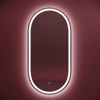 Зеркало Sancos Oval 45 OV45F с подсветкой с сенсорным выключателем и диммером стекло