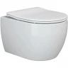 Комплект унитаза с инсталляцией Ceramicanova Play CN3001_1001CH_1000 с сиденьем Микролифт и клавишей смыва Хром фаянс подвесной