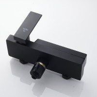 Душевая система Rose R18H R1836H Черная матовая