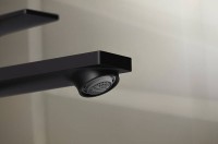 Смеситель для раковины Hansgrohe Rebris E 72553670 Черный матовый латунь