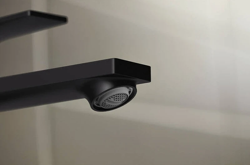 Смеситель для раковины Hansgrohe Rebris E 72553670 Черный матовый латунь