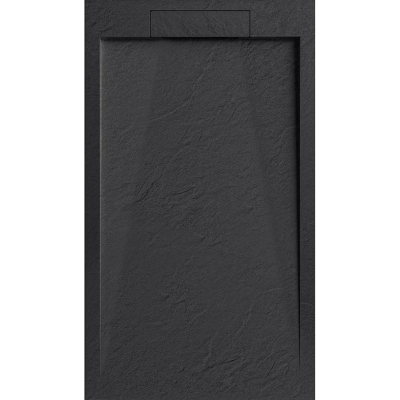 Душевой поддон из искусственного камня Esbano Luxe ESP-LX100B 100x100 ESPLX 100B Черный матовый
