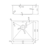 Кухонная мойка Raglo 50 R703.5044.03 цвет Золотой сатин