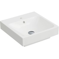 Раковина Berges Strati 48 182005 Белая глянцевая фарфор подвесная, накладная, полувстраиваемая