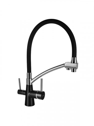 Смеситель для кухни Wisent W4855-26-2 цвет Антрацит