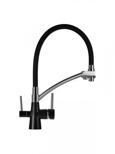 Смеситель для кухни Wisent W4855-26-2 цвет Антрацит