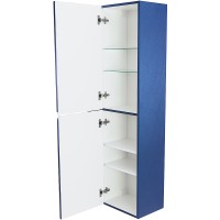 Шкаф пенал Cezares Duet 40 DUET-1500-2A-SC-SPF-P подвесной Sapfiro МДФ / ЛДСП