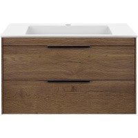 Тумба под раковину Vincea Chiara 2D 80 VMC-2C2800TO подвесная T.Oak МДФ / ЛДСП