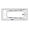 Акриловая ванна Whitecross Wave 180x80 0101.180080.100.SMARTNANO.CR с гидромассажем